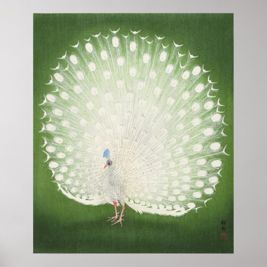 Peacock, Retro Japans Poster (Voorkant)