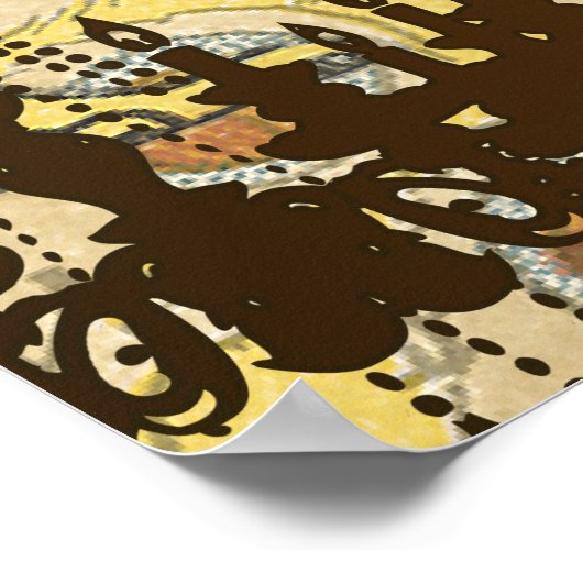 Peacock Roaring 20's Wedding Poster (Hoek)