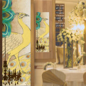 Peacock Roaring 20's Wedding Poster