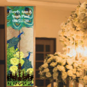 Peacock Roaring 20's Wedding Poster