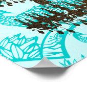 Peacock Roaring 20's Wedding Poster (Hoek)