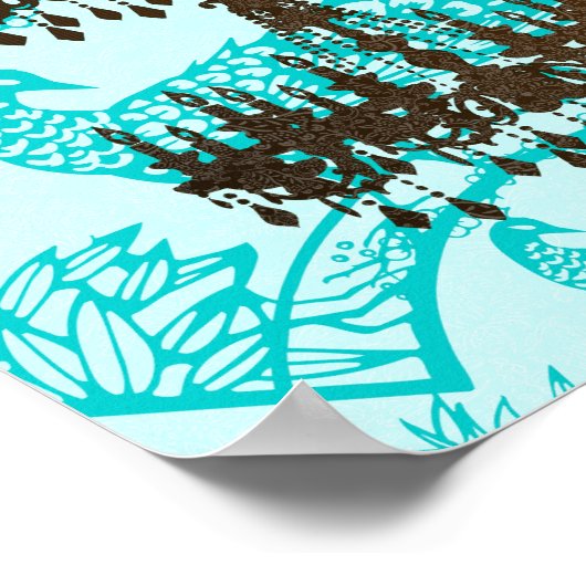 Peacock Roaring 20's Wedding Poster (Hoek)