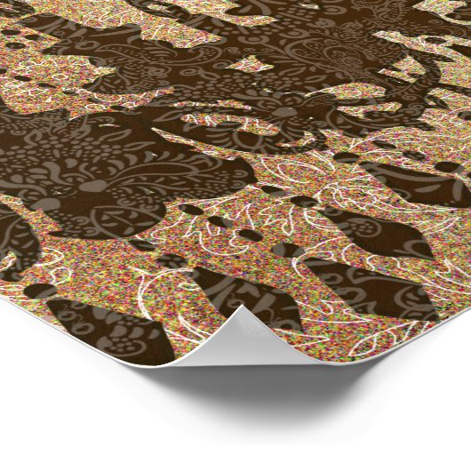 Peacock Roaring 20's Wedding Poster (Hoek)