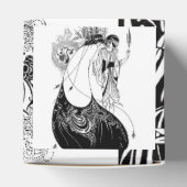 Peacock Rok Beardsley Art Nouveau Bedankdoosjes (Bovenkant)