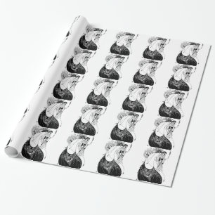 Peacock Rok Beardsley Art Nouveau Cadeaupapier