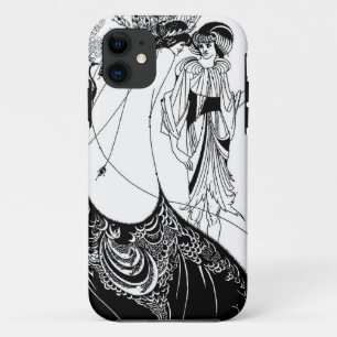 Peacock Rok Beardsley Art Nouveau iPhone 11 Hoesje