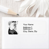 Peacock Rok Beardsley Art Nouveau Etiket (Insitu)