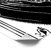 Peacock Rok Beardsley Art Nouveau Perfect Poster (Hoek)