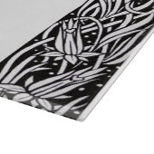Peacock Rok Beardsley Art Nouveau Snijplank (Hoek)