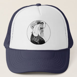 Peacock Rok Beardsley Art Nouveau Trucker Pet