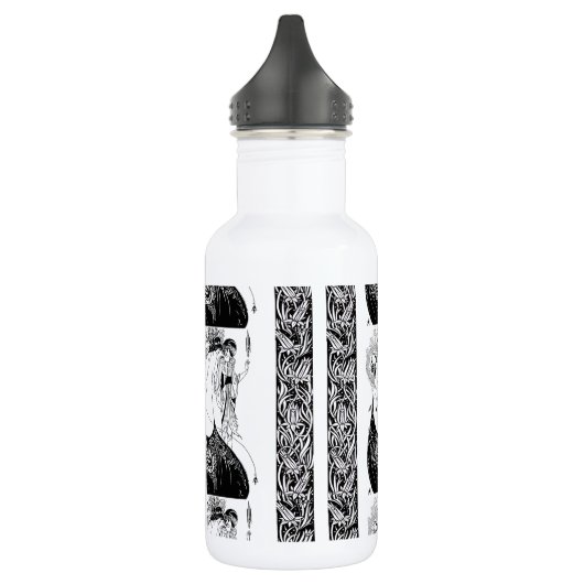 Peacock Rok Beardsley Art Nouveau Waterfles (Links)