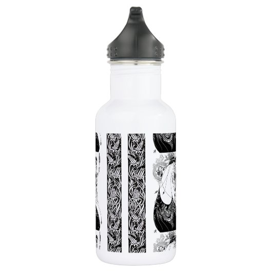 Peacock Rok Beardsley Art Nouveau Waterfles (Rechts)