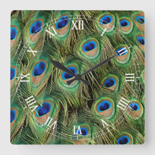 Peacock Roman Numerieke klok