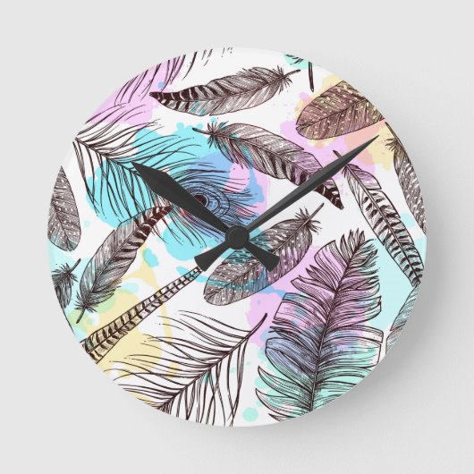 Peacock Ronde Klok (Voorkant)