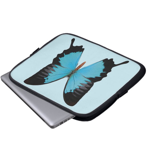 Peacock Royal Laptop Sleeve (Voorkant onderkant)