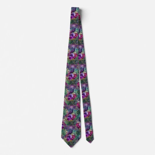 Peacock Royal Regal Stropdas Necktie (Voorkant)