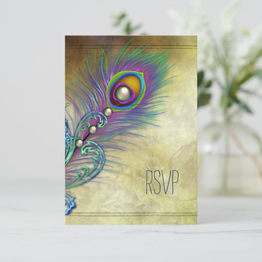 Peacock RSVP (Staand voorkant)