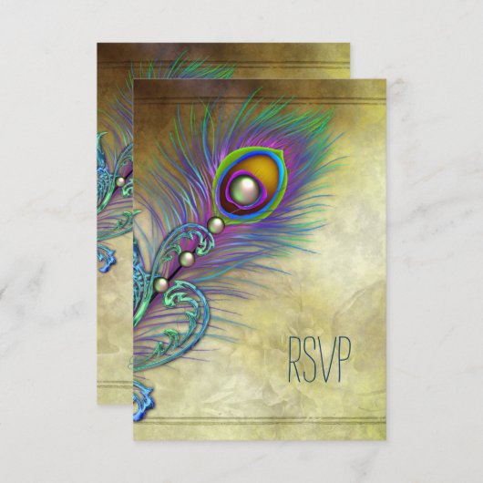 Peacock RSVP (Voorkant / Achterkant)