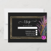  Peacock RSVP-kaart RSVP Kaartje (Voorkant)