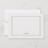 Peacock RSVP-kaarten RSVP Kaartje (Achterkant)