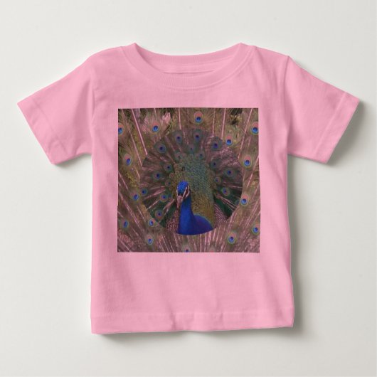 Peacock Ruffle Bird T-shirt (Voorkant)