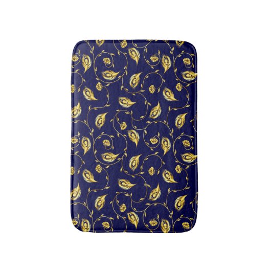 Peacock Sari Pattern Badmat (Voorkant Verticaal)