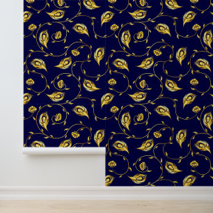 Peacock Sari Pattern Behang