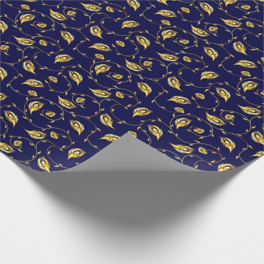 Peacock Sari Pattern Cadeaupapier (Hoek)