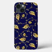 Peacock Sari Pattern Case-Mate iPhone Case (Achterkant)