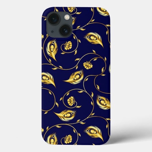 Peacock Sari Pattern Case-Mate iPhone Case (Achterkant)