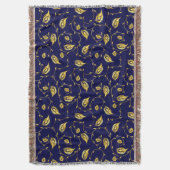 Peacock Sari Pattern Deken (Voorkant Verticaal)