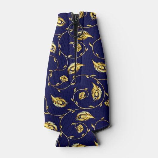 Peacock Sari Pattern Flesjeskoeler (Achterkant)