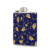 Peacock Sari Pattern Heupfles (Links)