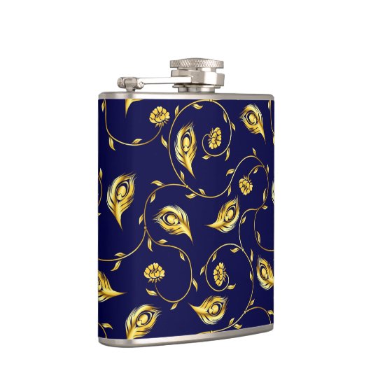 Peacock Sari Pattern Heupfles (Rechts)