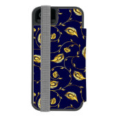 Peacock Sari Pattern Incipio iPhone Portemonnee Hoesje (Agenda Achterkant)