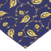 Peacock Sari Pattern Korte Tafelloper (Hoek)