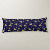 Peacock Sari Pattern Lichaamskussen (Achterkant)