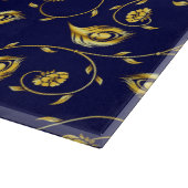 Peacock Sari Pattern Snijplank (Hoek)