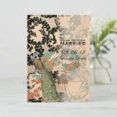 Peacock Save The Date (Staand voorkant)