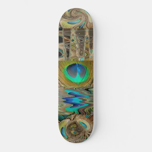 Peacock Schaats Board Persoonlijk Skateboard (Voorkant)