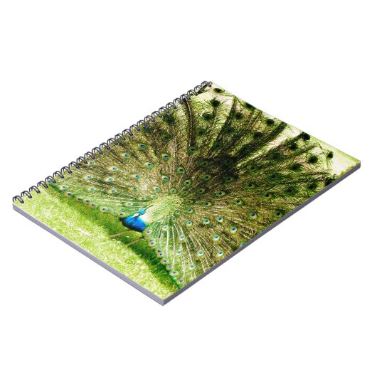 Peacock-schermkleuren Notitieboek (Linkerzijde)