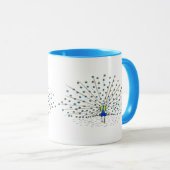  Peacock Schilderen Aangepaste Mokken (Voorkant rechts)