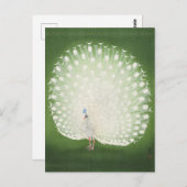 Peacock schilderen door het Briefkaart van Ohara K (Voorkant / Achterkant)