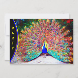  Peacock schilderen Kaart