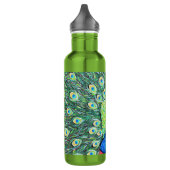 Peacock schilderen weergeven waterfles  (Links)