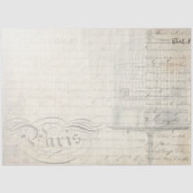 Peacock Script Companion Decoupage Paper