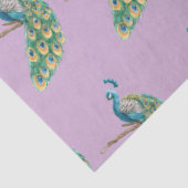 Peacock serie ontwerp 3 Lila tissuepapier (Detail)