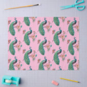 Peacock Series Design 4 PinkTissue papier (Craft)