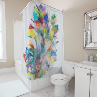 Peacock Shower Curtain Douchegordijn