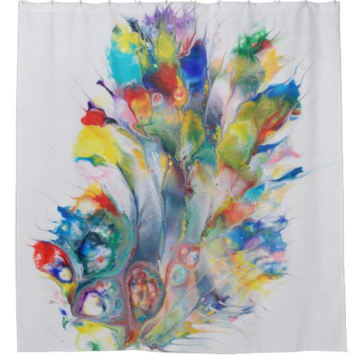 Peacock Shower Curtain Douchegordijn (Voorkant)